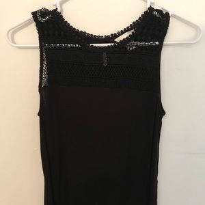 H&M Black Lacy Tank Top